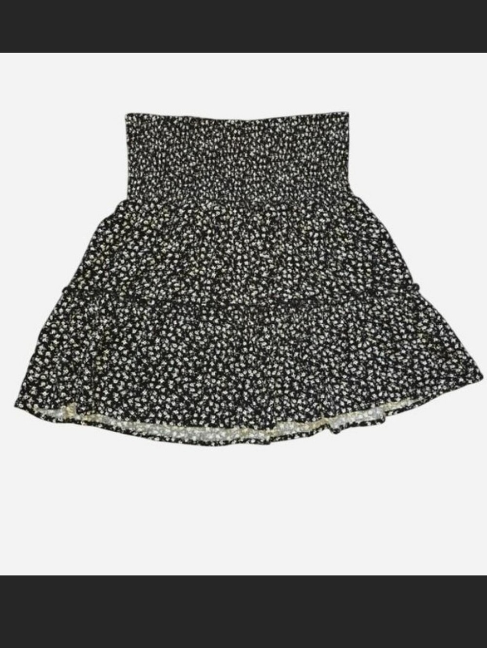 Hippie Rose Floral Smocked Mini Skirt